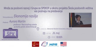 Predavanje – Aurora Martin : Ekonomija nasilja