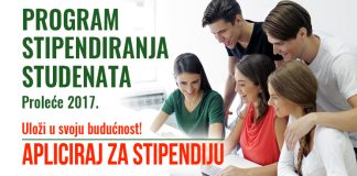 Program stipendiranja studenata – proleće 2017.