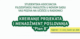 Edukativna radionica i predavanje “Kreiranje projekata i mendžment poslovanja – Plan B”