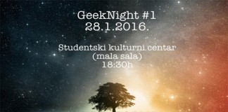 Prvi ‘GeekNight’ 28. januara u SKC-u
