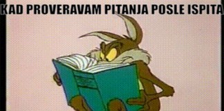 Kad proveravamo pitanja posle ispita