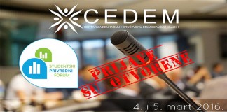 Otvorene prijave za Studentski privredni forum 2016.