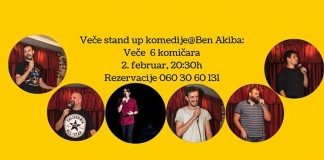 Mladi komičari Standup.rs-a započinju februarski repertoar u Ben Akiba comedy club&bar-u