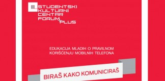 „Biraš kako komuniciraš“, edukacija mladih o pravilnom korišćenju mobilnih telefona