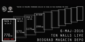 Karte za Ten Walls po promotivnoj ceni do kraja nedelje!