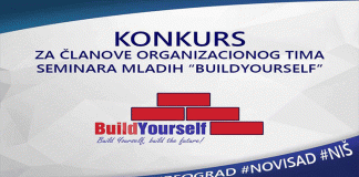 Konkurs za članove organizacionog tima Seminara mladih BuildYourself
