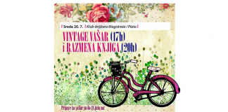 Leto u DKSG: SLOBODNA RAZMENA KNJIGA + Vintage vašar + dobrotvorna akcija za Svratište