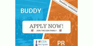 ESN BelUPgrade raspisuje konkurs za nove članove PR i Buddy tima!