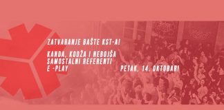 Zatvaranje bašte KST-a! 14.10.