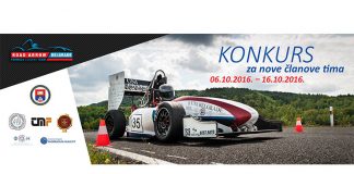 Konkurs za nove članove Formula student tima – Drumska Strela