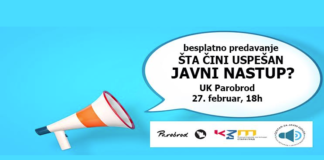 Šta čini uspešan javni nastup? Predavanje u Parobrodu!