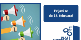 Konkurs za seminar „Ulaz slobodan“