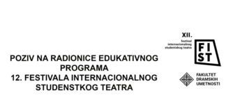 Edukativne radionice u okviru 12. Festivala internacionalnog studentskog teatra!