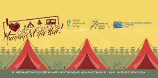 Konkurs za učesnike/ce III Međunarodnog volonterskog OZON kampa – Novi Pazar