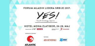 Drugi Forum mladih lidera YES! od 26. do 28. maja na Zlatiboru