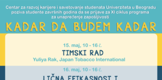 Otvorene prijave za seriju radionica u okviru programa Kadar da budem kadar