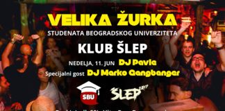 Velika žurka studenata Beogradskog univerziteta!