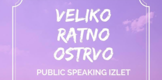 Veliko ratno ostrvo: Public speaking izlet