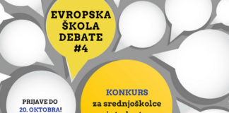 Otvoren konkurs za polaznike „Evropske škole debate“