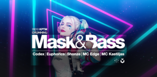 Fluorescentni MASK&BASS maskenbal u klubu KPTM
