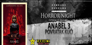HOROR VEČE U KOMBANK DVORANI 27. JUNA