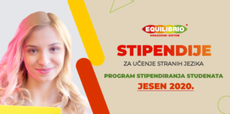 Program stipendiranja studenata – jesen 2020.