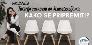 Radionica – Intervju baziran na kompetencijama – kako se pripremiti? Intervju baziran na kompetencijama