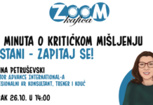 Zoom kafica – Zastani – zapitaj se! 45 minuta o kritičkom mišljenju Zoom