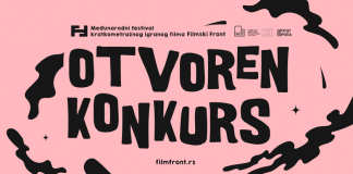 Otvoren konkurs za prijavu filmova na 20. Filmski front