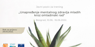 Unapređenje mentalnog zdravlja mladih kroz omladinski rad Unapređenje mentalnog zdravlja mladih